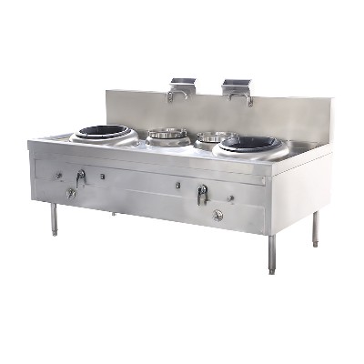 Double fried double tail frying stove